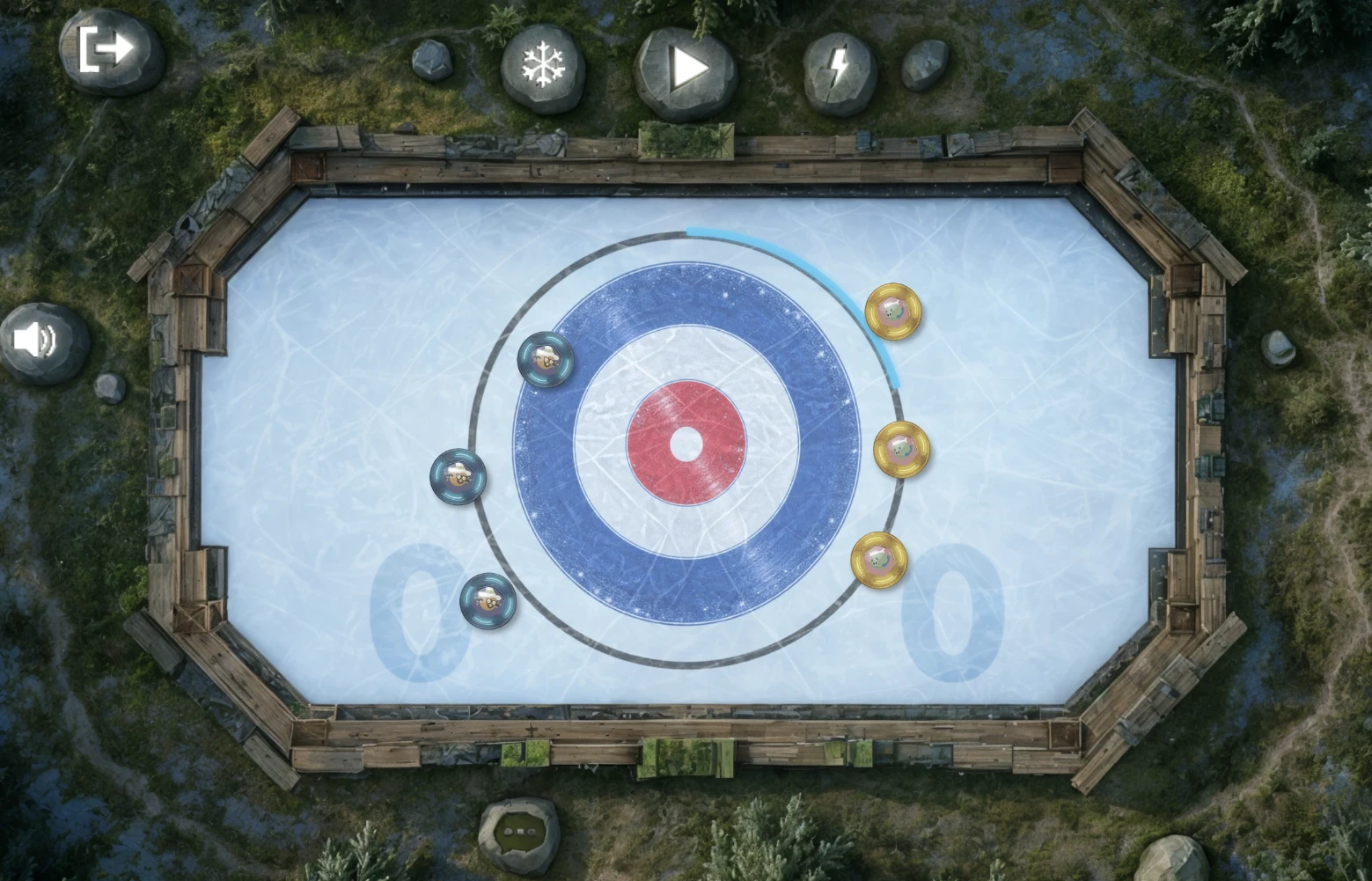 Pure Curling arena diagram